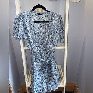 SHEIN blue floral dress